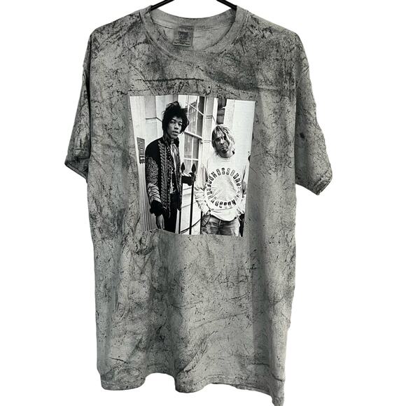 Other - MENS MARBLE GRAY GUITAR HEROS MASHUP QUALITY STREETWEAR SHIRT SZ XL